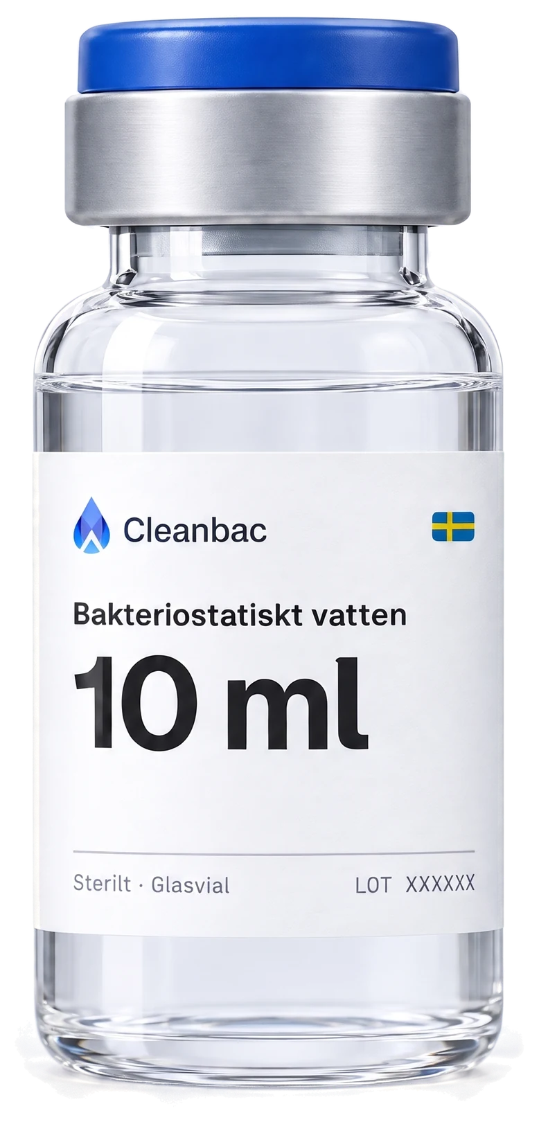 Cleanbac 10 ml glasvial